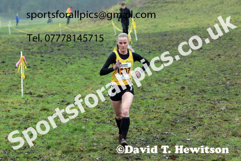 Senior womens 2022 North Eastern Harrier League, Thornley Farm, Peterlee, County Durham. Photo: David T. Hewitson/Sports for All Pics